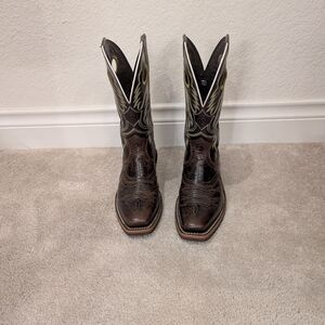 Men's Ariat Heritage Roughstock Brown Western Boots 7D